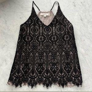 Loft lace tank top tank Sz XXSP
